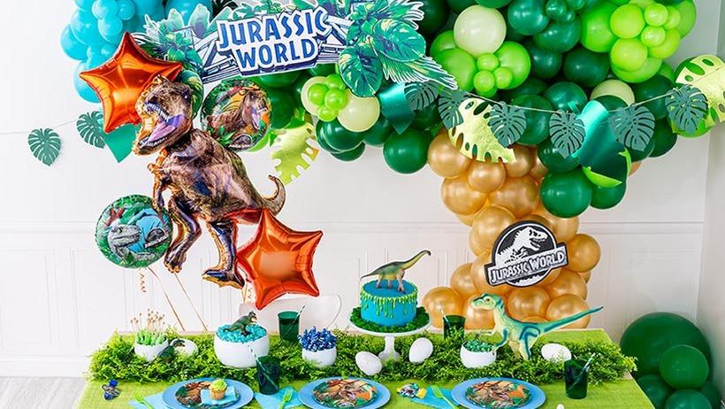 Birthday Party Jurassic Parking Lot theme