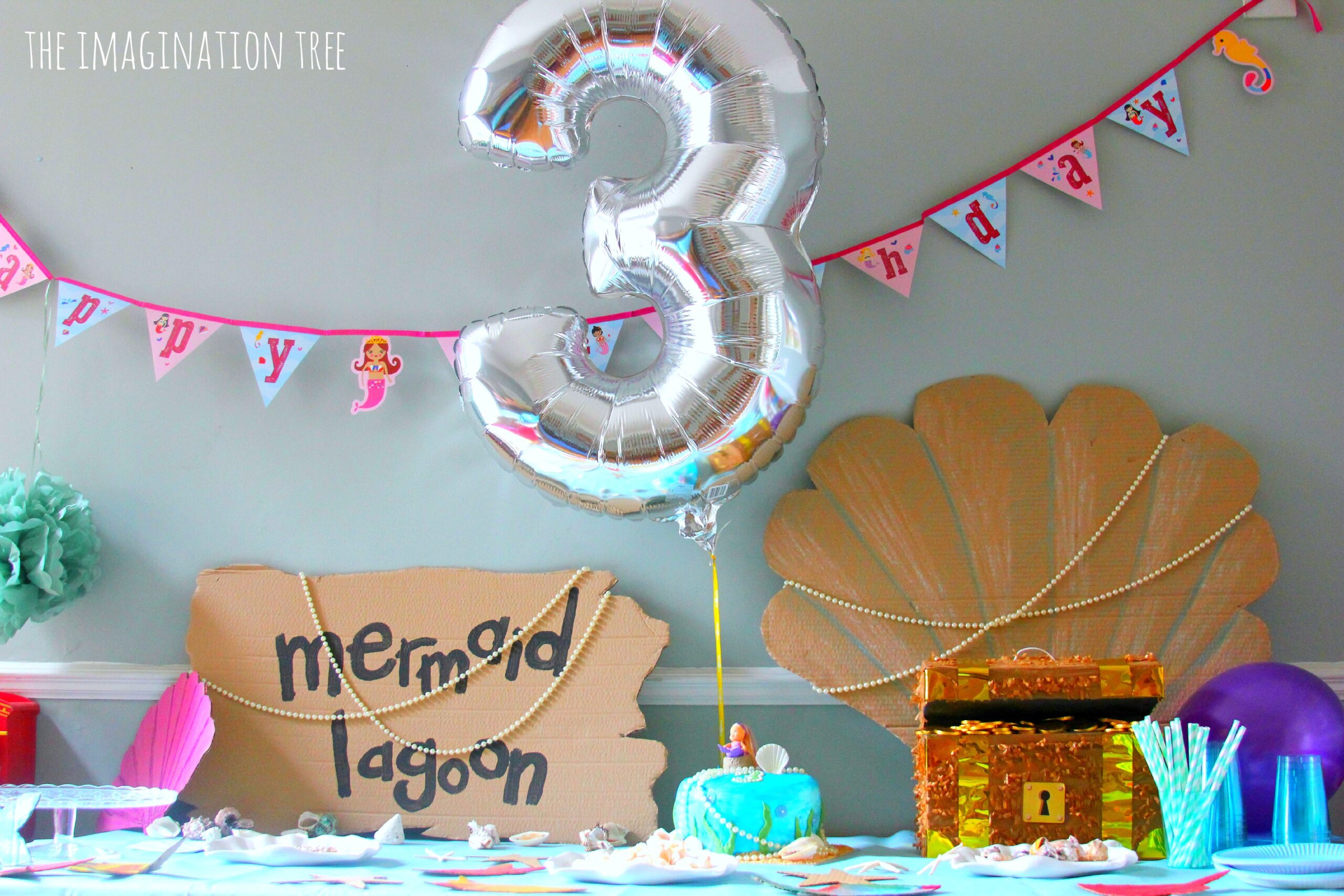 Birthday Party Mermaid Lagoon theme