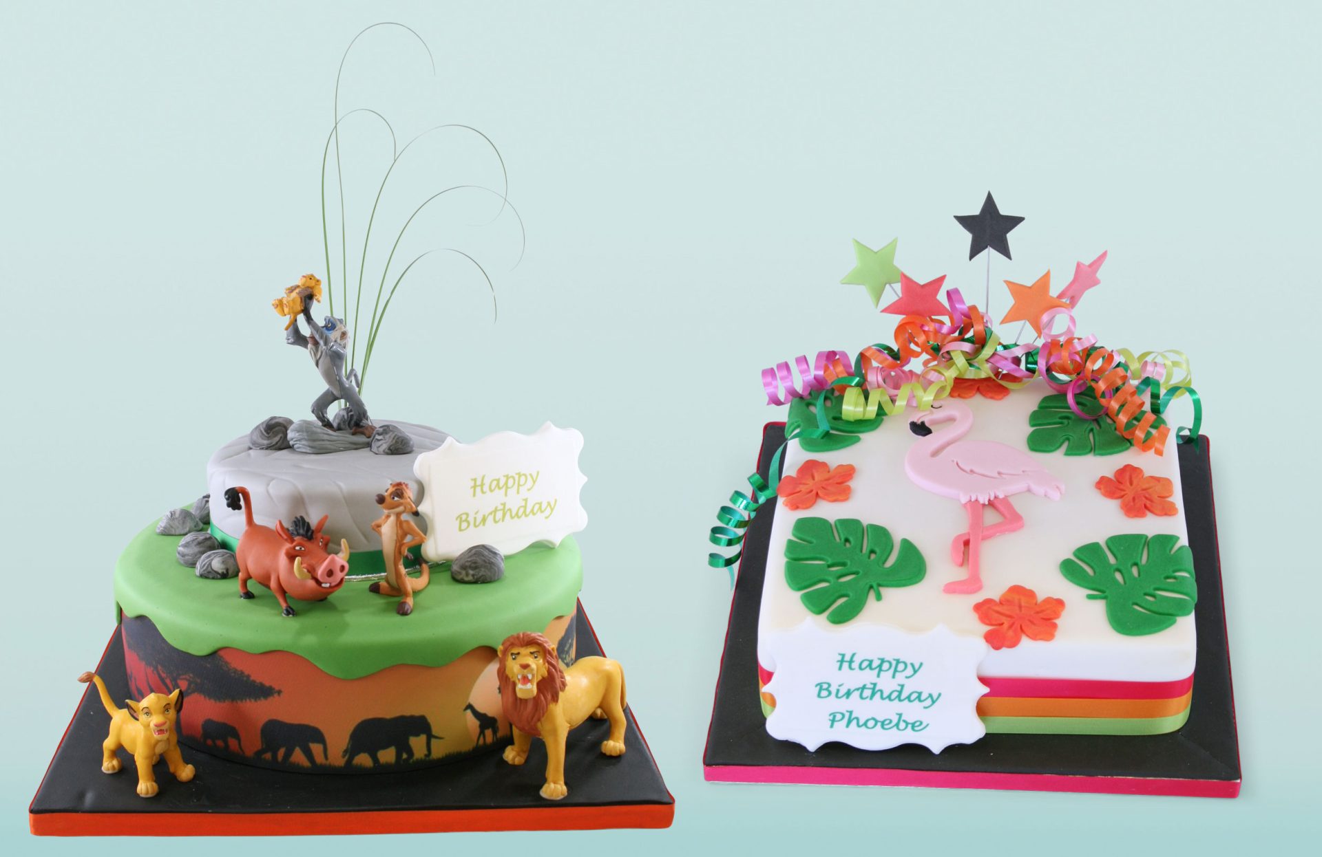 Animal Birthday Cakes