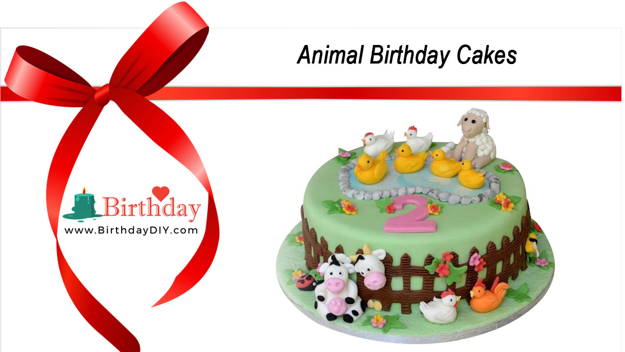 Animal Birthday Cakes