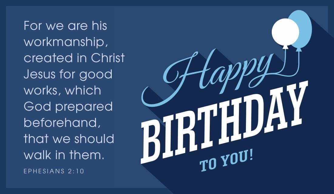 Bible Verses For Birthdays Blessing