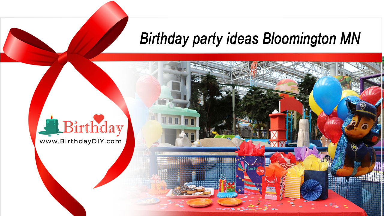 Birthday party ideas Bloomington MN