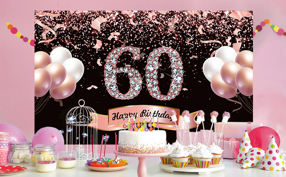 Elegant 60th Birthday Party Ideas