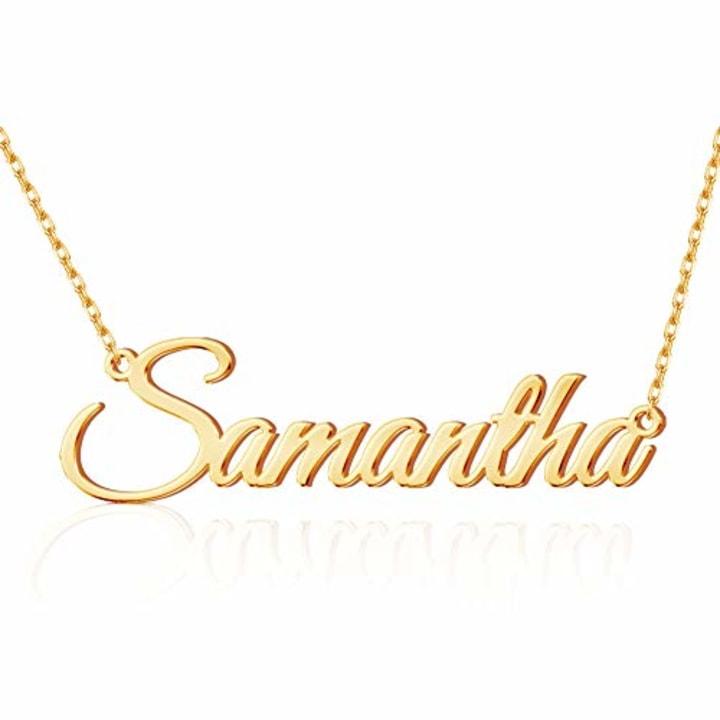 Soaring into Teen Spirit: The Ultimate Gift Guide for 13-Year-Old Girls - Custom Name Necklace 