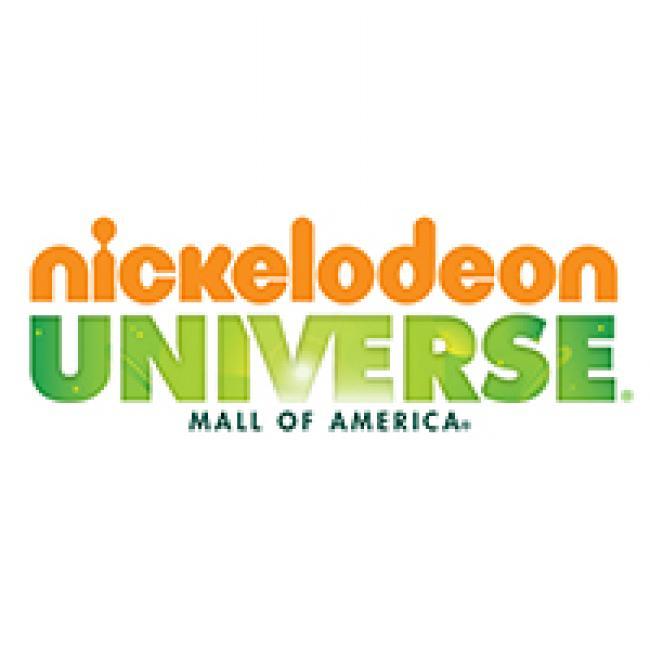 Nickelodeon Universe logo featuring Spongebob Squarepants