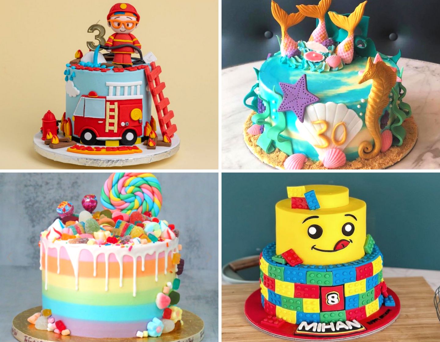 Birthday cakes 6 year old - Themes As Vibrant As Their Imagination