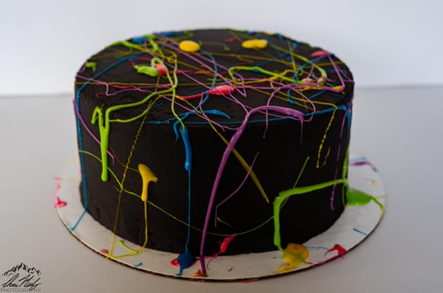 More Than Meets the Eye: Deconstructing the Splatter Paint Cake